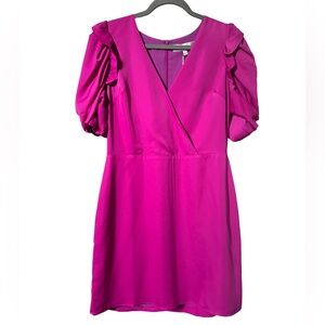 Adelyn Rae Pauline Puffy Sleeve Mini Dress